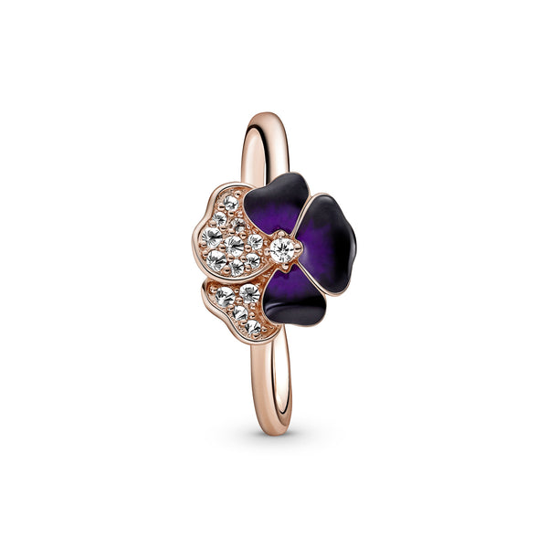 Pansy 14K Rose Gold-Plated Ring