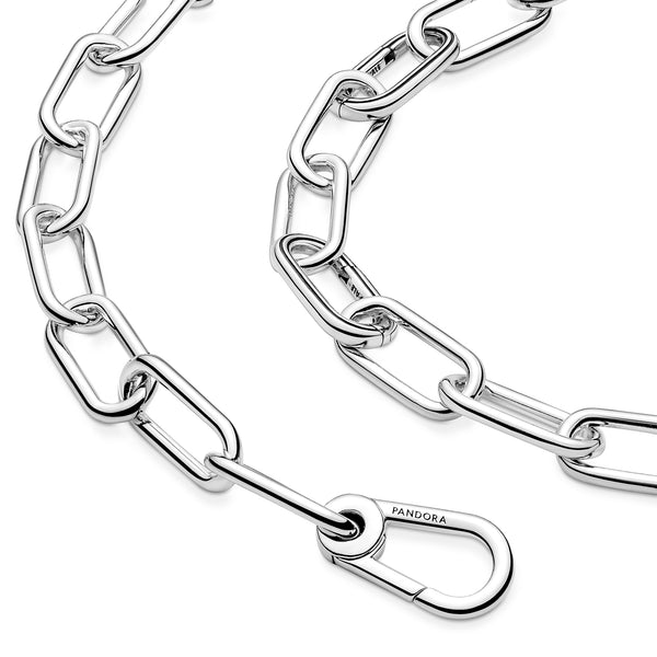 Silver Large Link Necklace