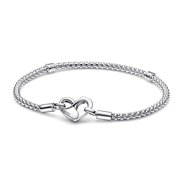 Studded Chain Silver Bracelet