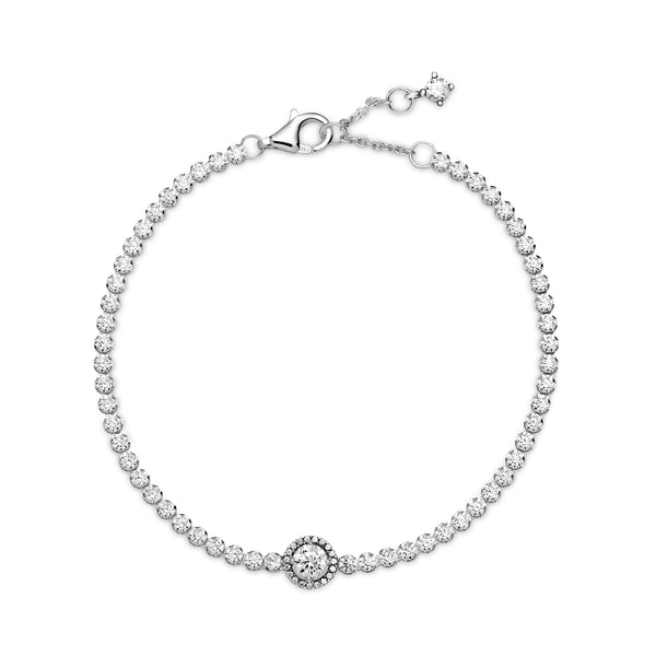 Bracelet With Clear Cubic Zirconia