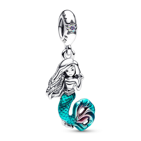 Disney The Little Mermaid Ariel Sterling Silver Dangle