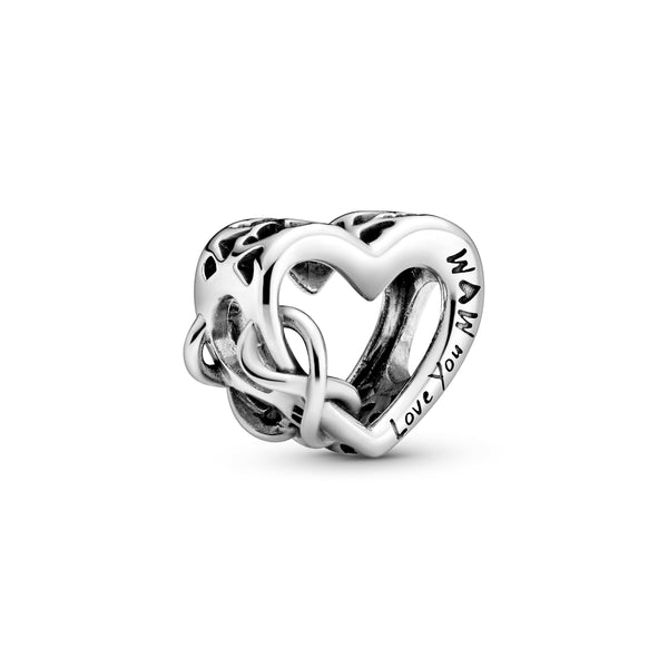 Heart and Infinity Charm
