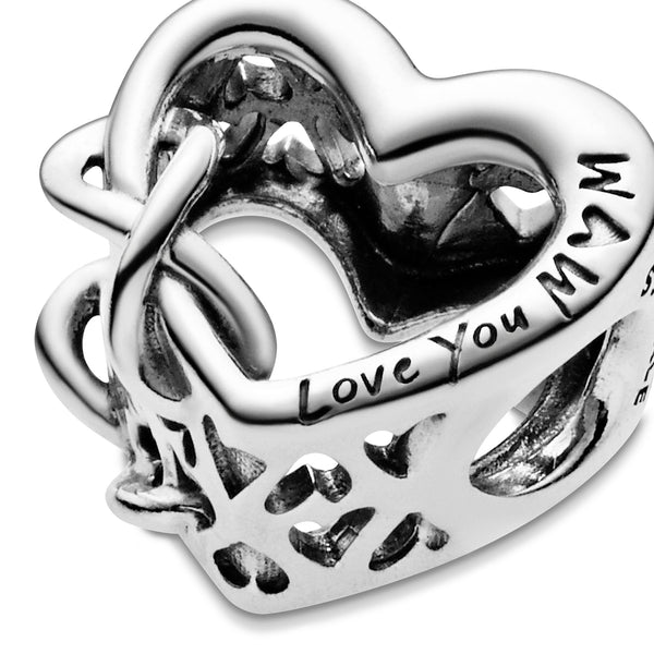 Heart and Infinity Charm