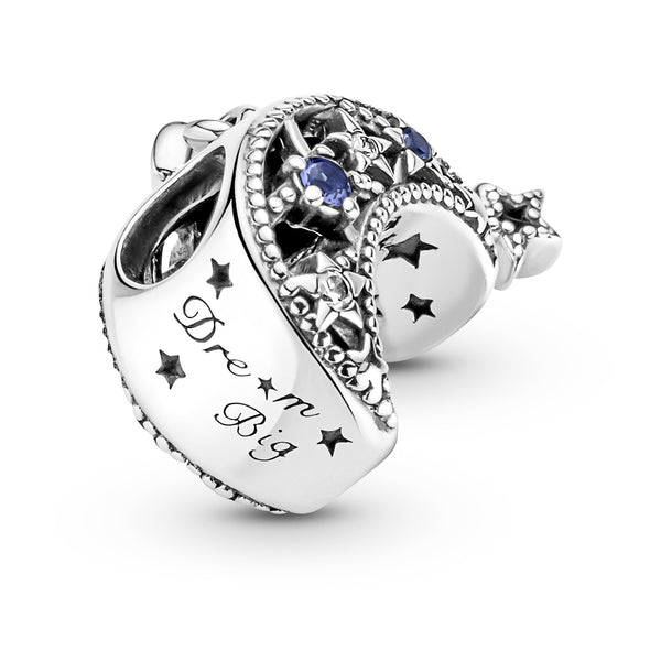 Moon And Star Sterling Silver Charm
