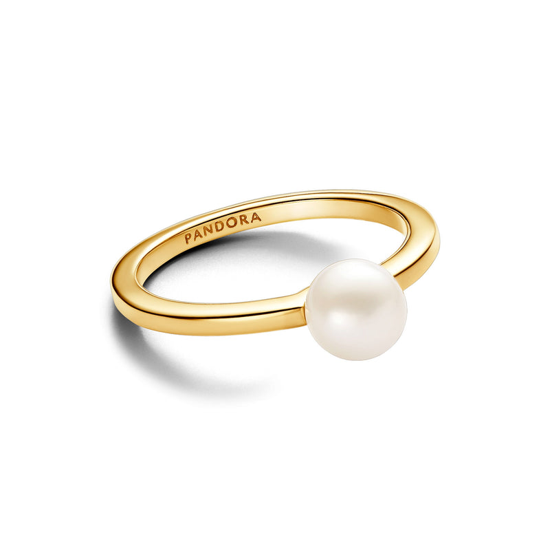 Treated Freshwater Cultured Pearl Ring