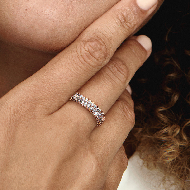 Pandora Timeless Pavé Double-row Ring