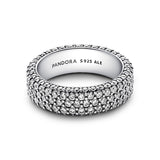 Pandora Timeless Pavé Triple-row Ring