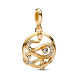 Snake 14K Gold-Plated Medallion