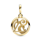 Elements 14K Gold-Plated Medallion