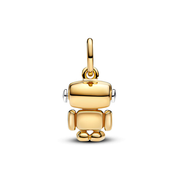 Spinnable Face Robot Dangle Charm