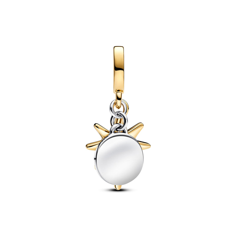 Engravable North Star Lab-grown Diamond Dangle Charm