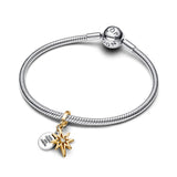 Engravable North Star Lab-grown Diamond Dangle Charm