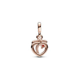 Peach 14K Rose Gold-Plated Mini Dangle