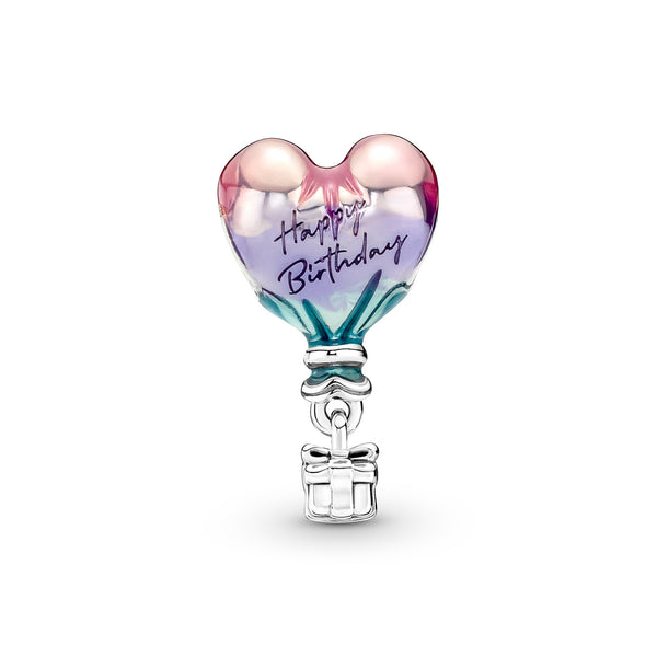 Happy Birthday Hot Air Balloon Charm