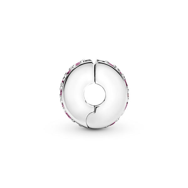 Pink Pavé Clip Charm