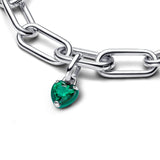 Pandora ME Green Chakra Heart Mini Dangle Charm