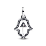 Hamsa Hand Medallion Charm