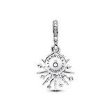 Sparkling Firework Double Dangle Charm