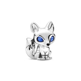 Fox Sterling Silver Charm