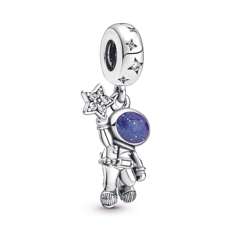 Astronaut Sterling Silver Dangle