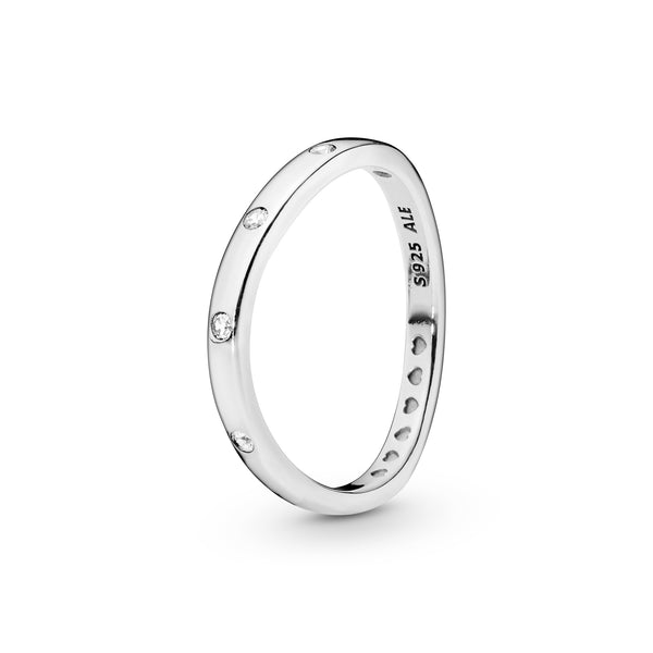 Curved Silver Ring