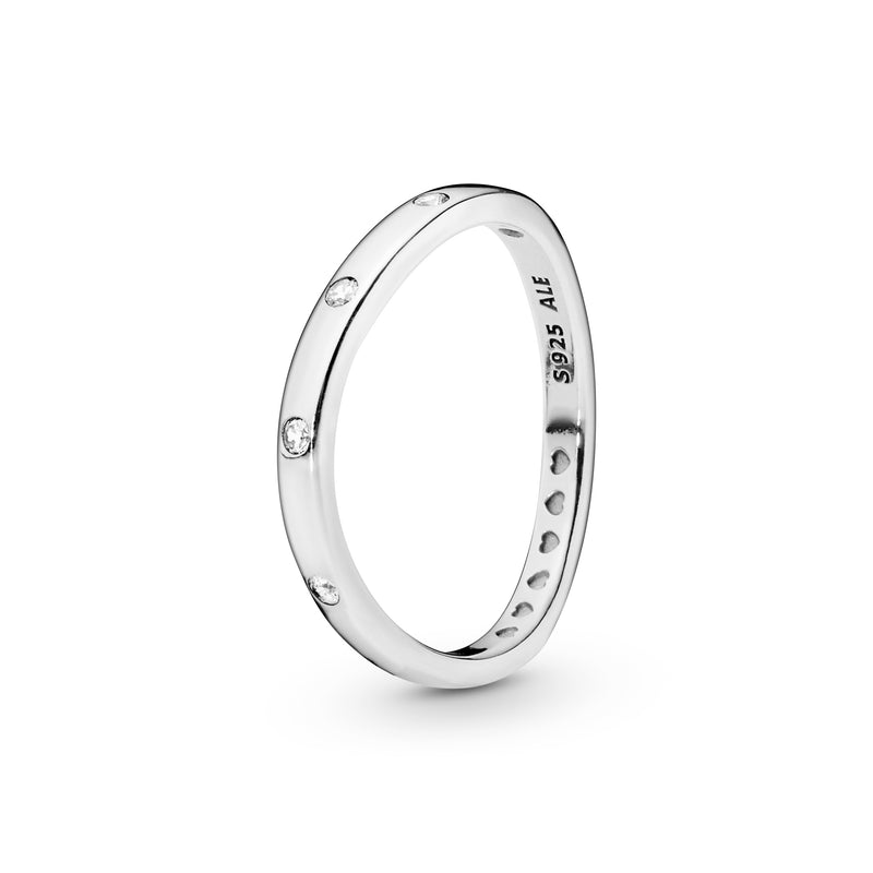 Curved Silver Ring