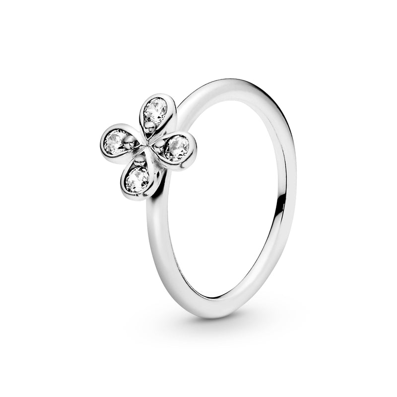 Flower Silver Ring