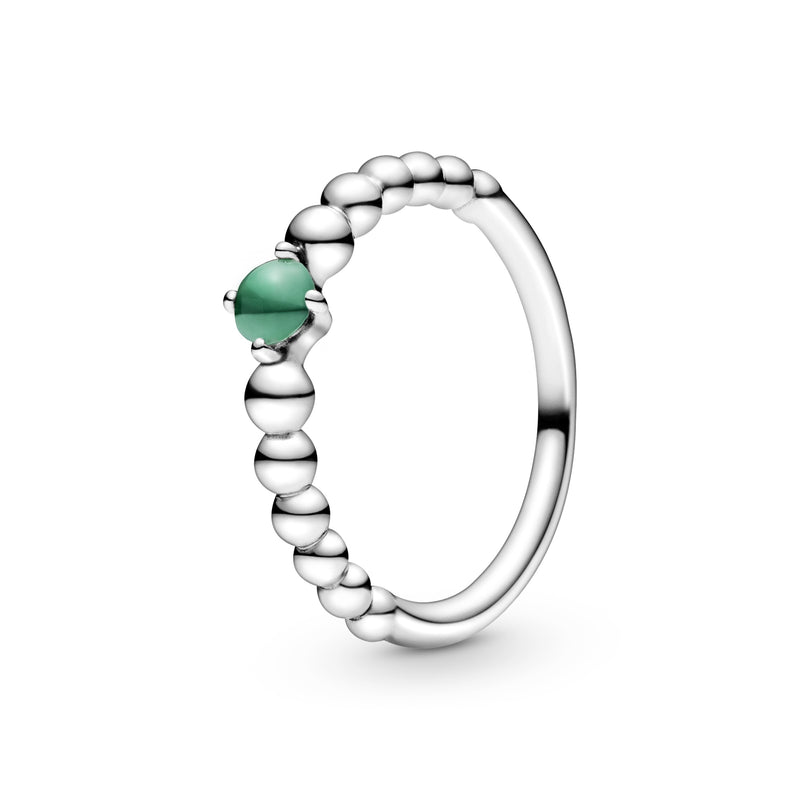 Ring Rainforest Green Topaz