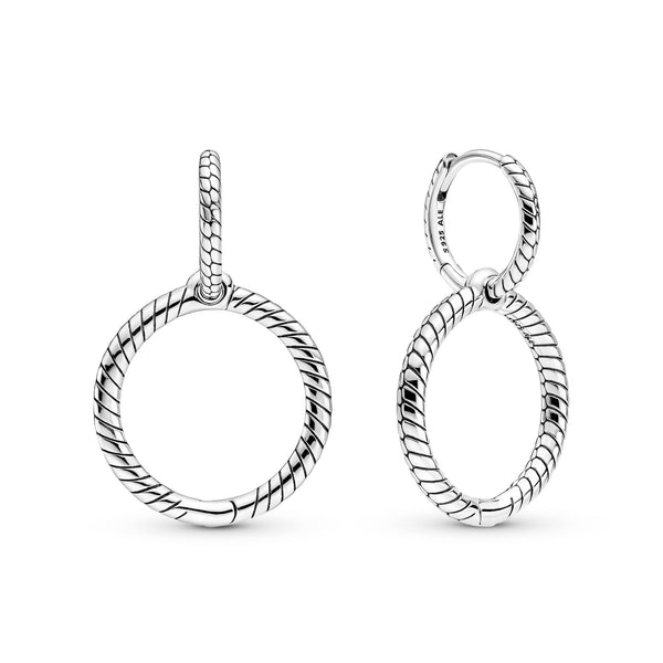 Snake Chain Pattern Earrings