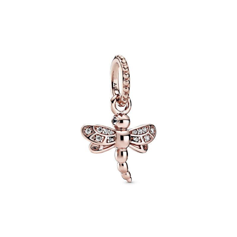 Dragonfly Pandora Rose Pendant