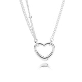 Heart Silver Necklace