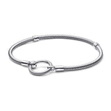 Snake Chain Silver Bracelet