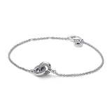 Pandora Signature Intertwined Pavé Chain Bracelet