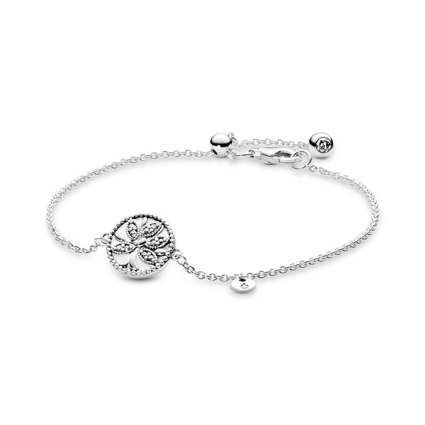 Family Tree Silver Bracelet