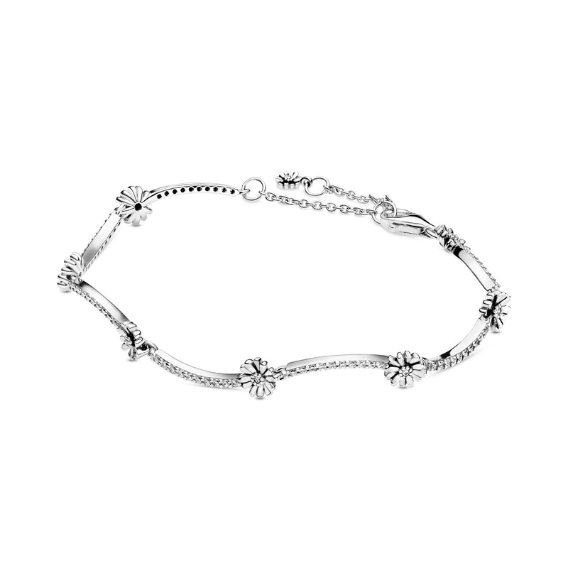 Daisy Sterling Silver Bracelet