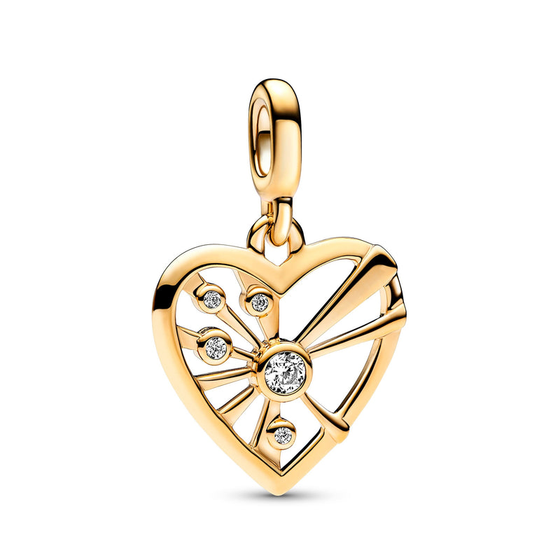 Heart 14K Gold-Plated Medallion