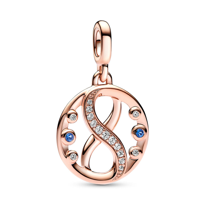 Infinity 14K Rose Gold-Plated Medallion