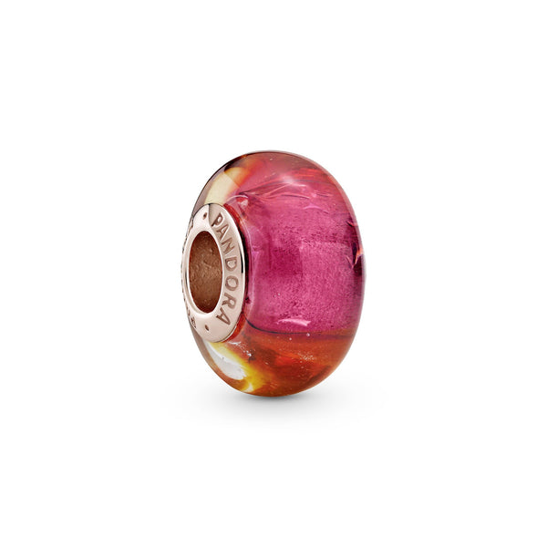 Pandora Rose Charm With Iridescent