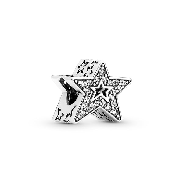 Star Sterling Silver Charm