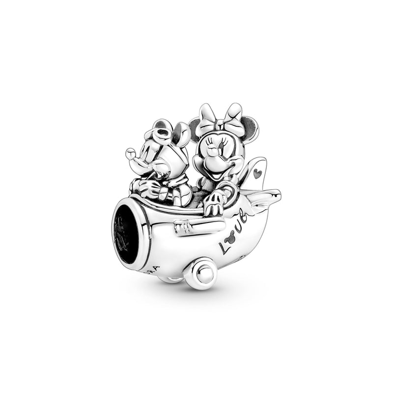 Disney Minnie And Mickey Mouse Airplane Charm