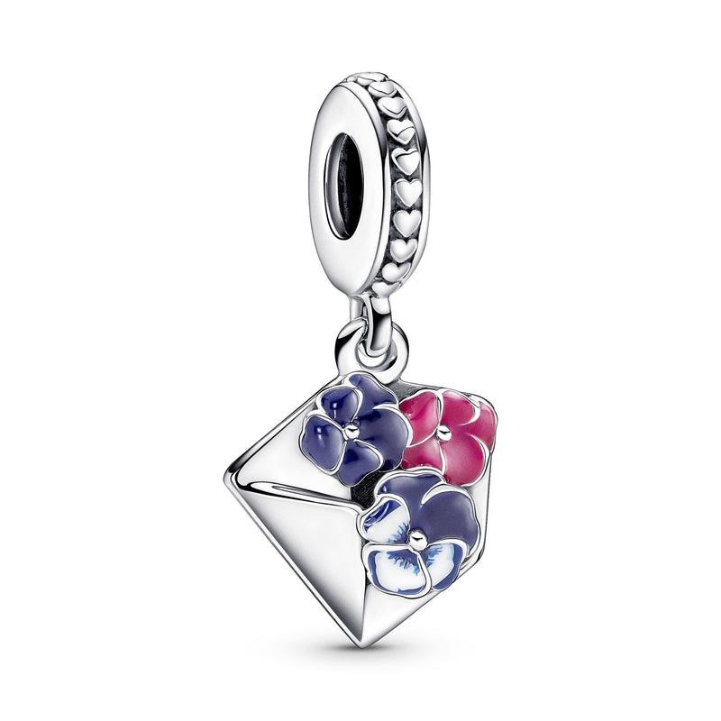 Pansy Letter Dangle