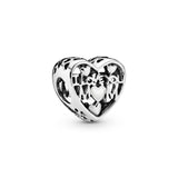 I Love You Mum Heart Charm