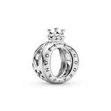 Crown O Silver Charm