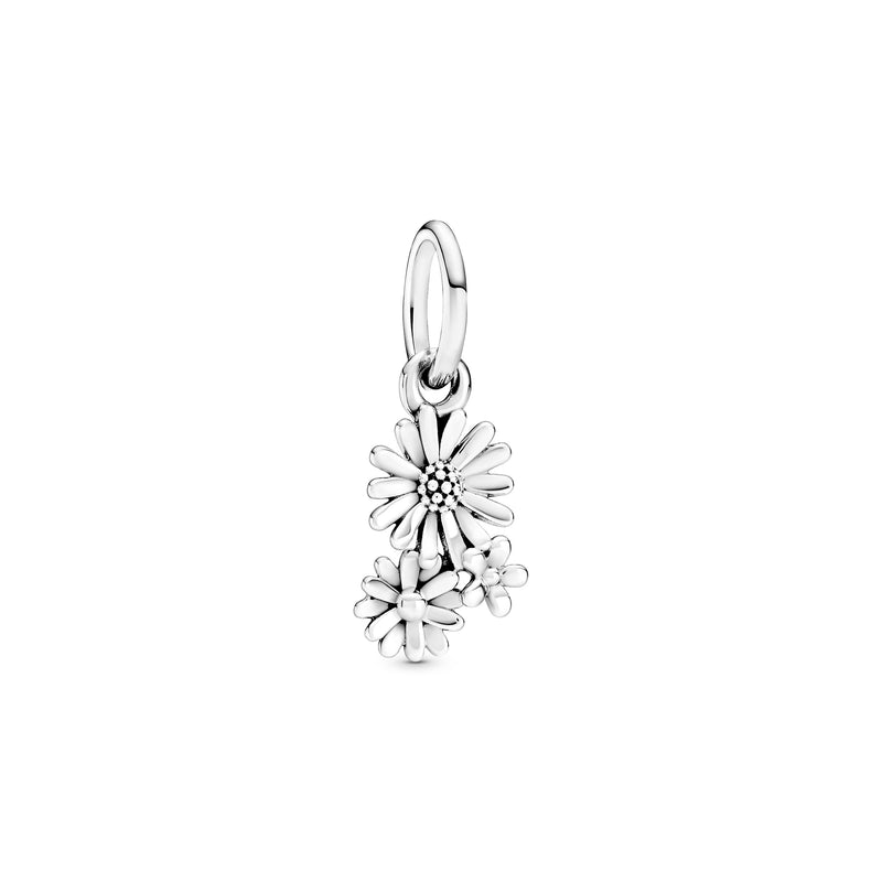 Daisy Sterling Silver Dangle