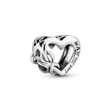 Heart and Infinity Charm