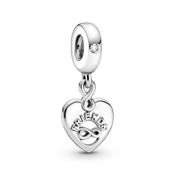 Friends And Infinity Heart Dangle